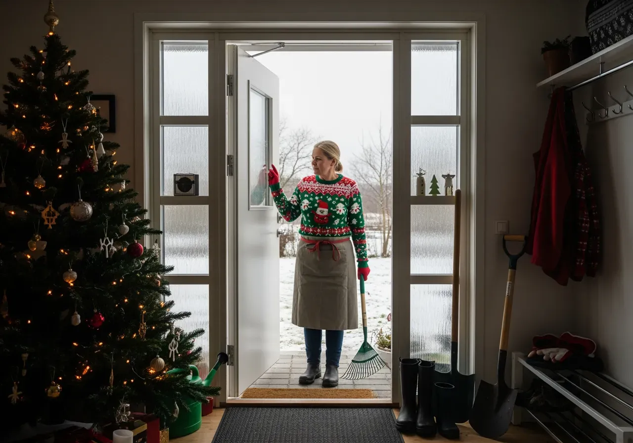 Guide för slangset i trädgård