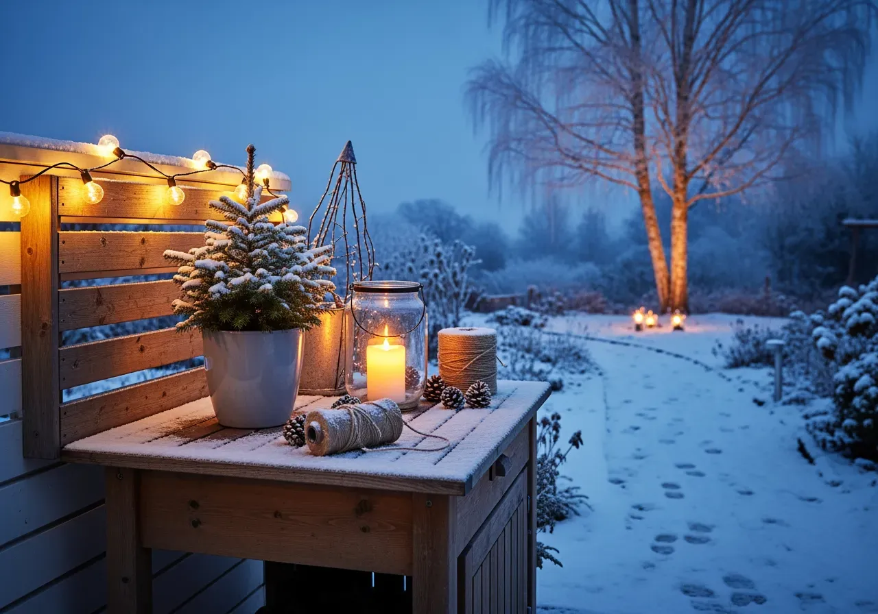 Lager på lager för trädgårdsarbete